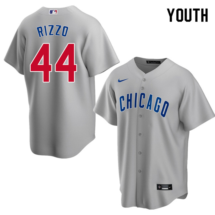 Nike Youth #44 Anthony Rizzo Chicago Cubs Baseball Jerseys Sale-Gray